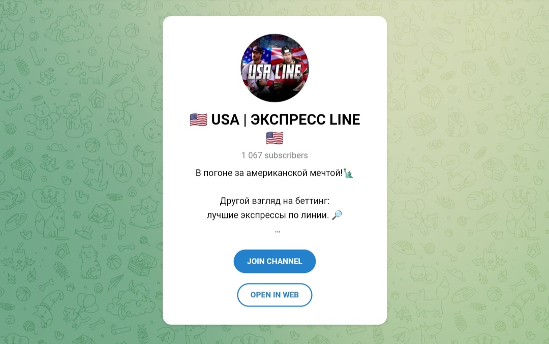 USA Экспресс Line телеграм 